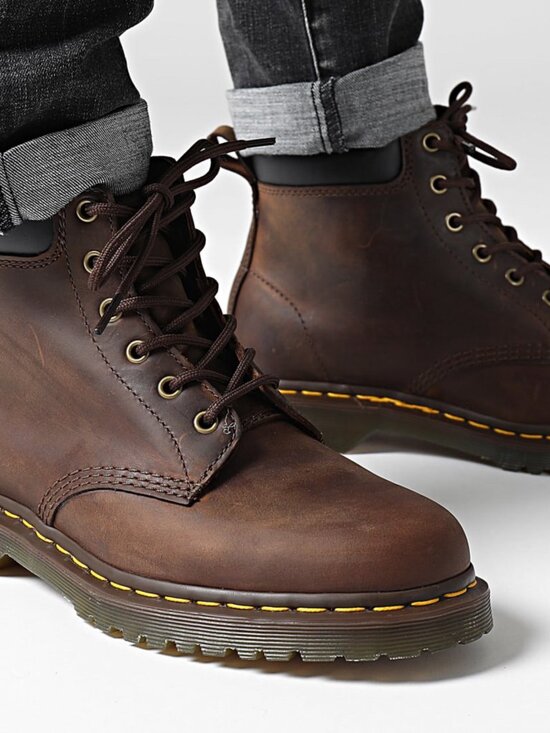 Dr. Martens 939 Ben Boots Unisex Lace Up Leather Dark Brown Men\'s 7 Women\'s 8 main image 12
